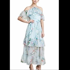 OPT light blue floral dress